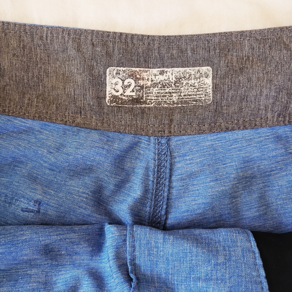 Hurley phantom swim trunks Mens Size 32 In Blue - Picture 5 of 10
